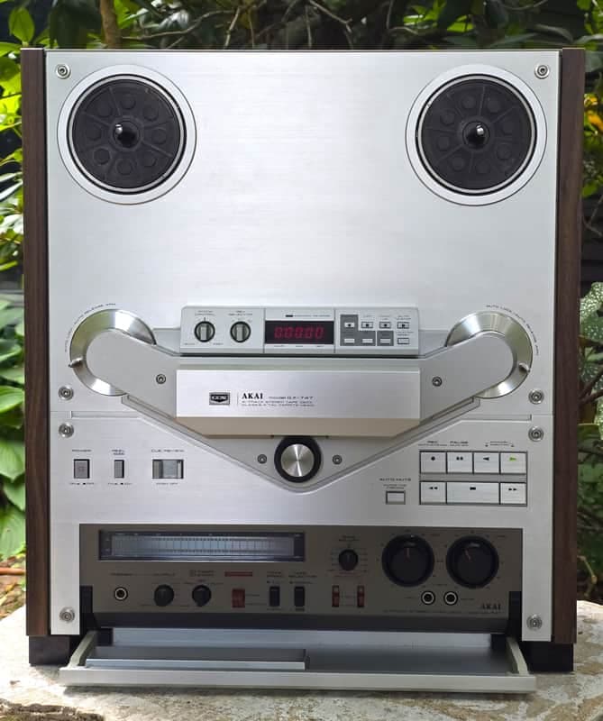 Akai GX-747 4-Track Open Reel Tape Deck, Serviced, Tested, Video Demo, Excellent