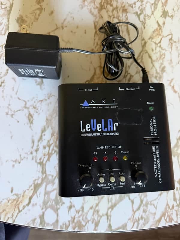 ART LeVeLAr Vactrol / Tube Leveling Amplifier and Compressor 1990s - Black