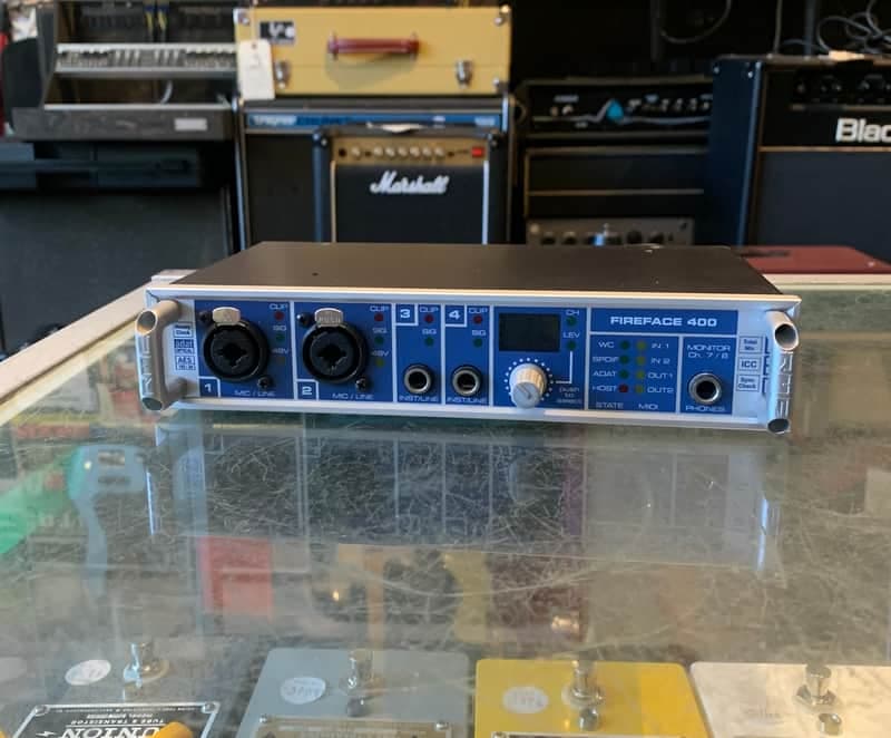 RME Fireface 400 Audio Interface 2000s - Blue