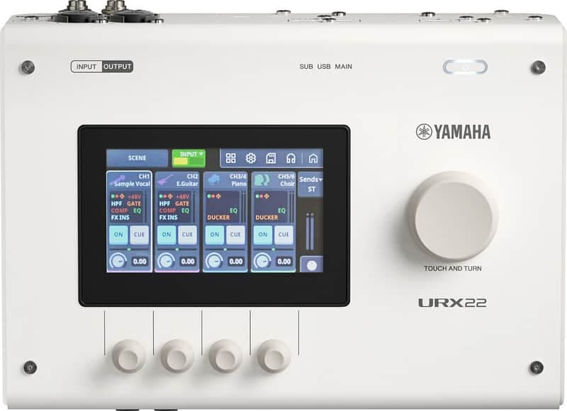 Yamaha URX22 USB-C Audio Interface, White