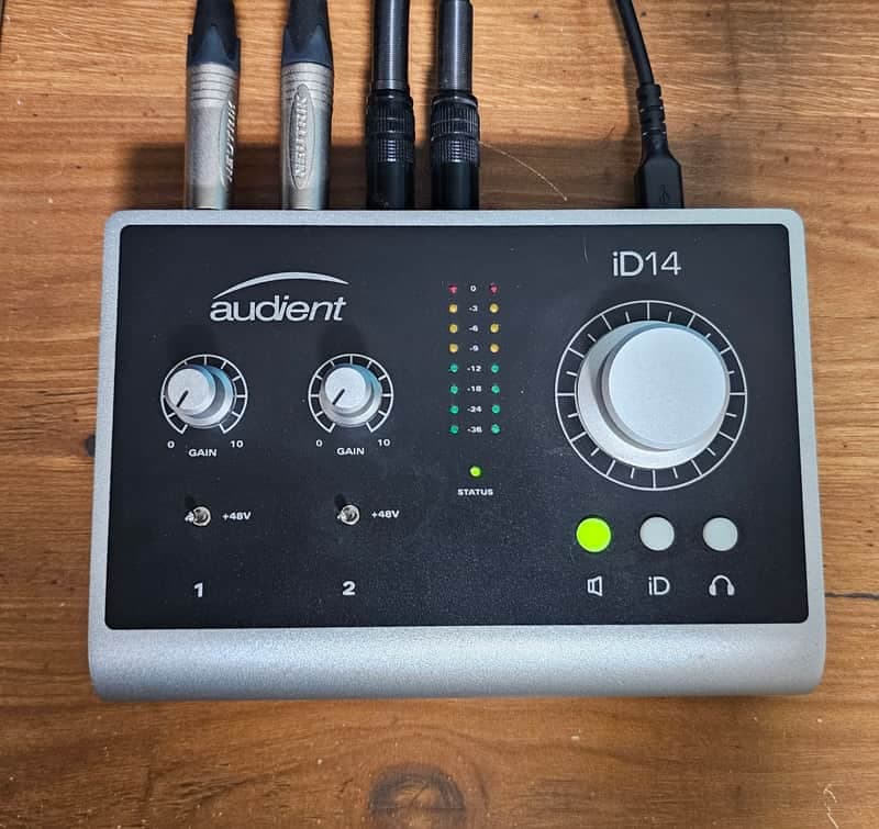 Audient iD14 Desktop USB Audio Interface 2020 - Black