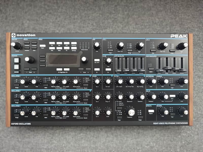 Novation Peak 8-Voice Desktop Synthesizer 2017 - Present - Black