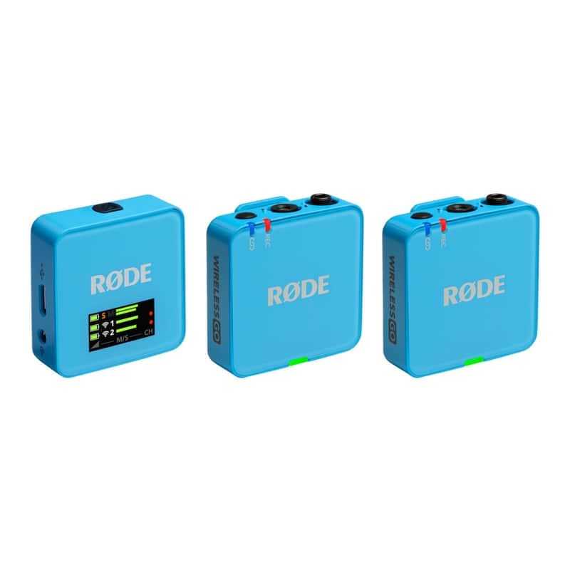 RODE Wireless GO (Gen 3) Compact Wireless Microphone System (Blue)