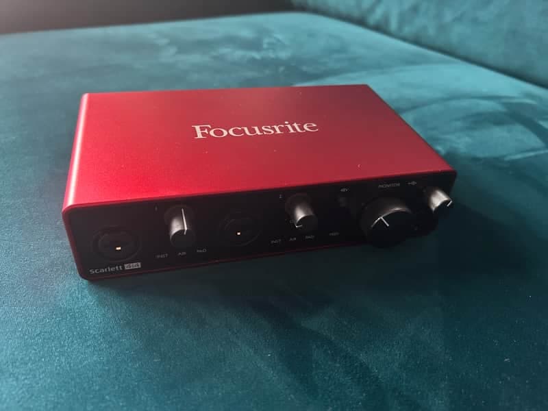 Focusrite Scarlett 4i4 3rd Gen USB Audio Interface 2019 - Present - Red / Black
