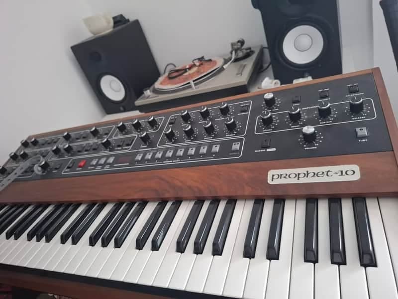 Sequential Prophet-10 61-Key 10-Voice Polyphonic Synthesizer 2020 - Present - Black with Wood Sides