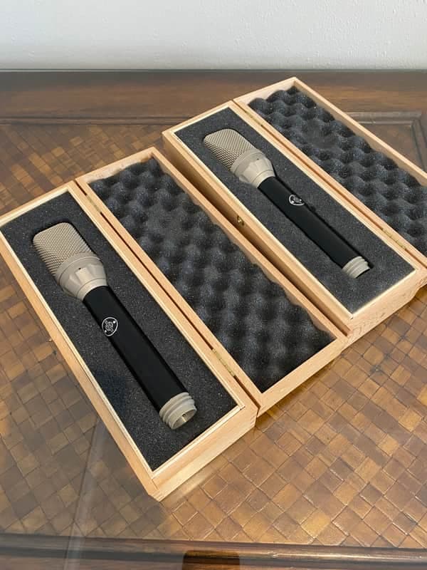 Neumann M71 capsule with M582 body - Black pair