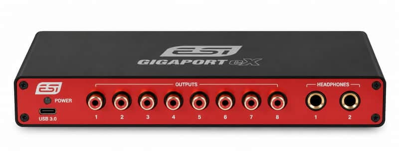 ESI GIGAPORT eX interface audio USB-C