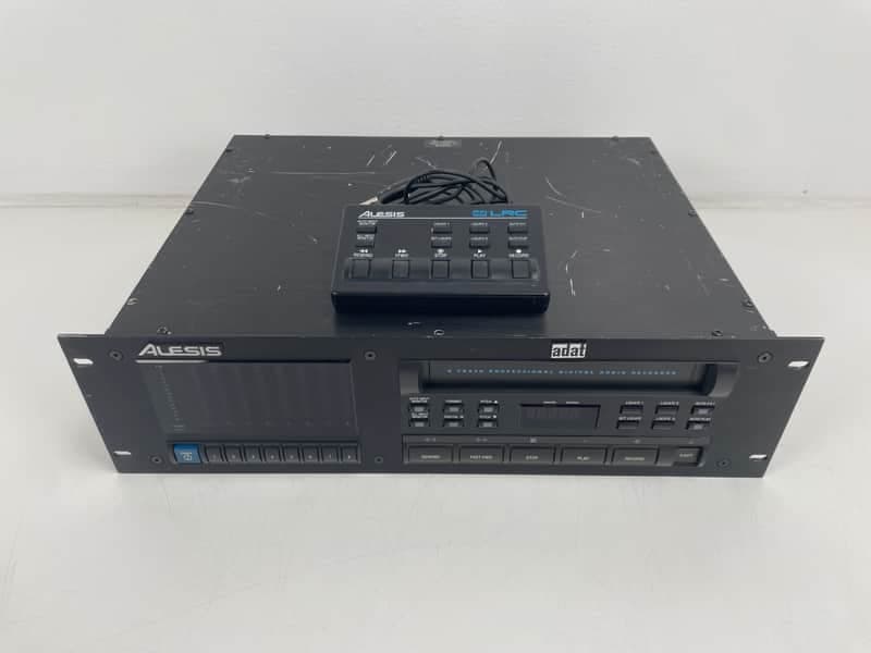 Alesis - 8 Track Professional Digital Audio Recorder - ADAT Recorder - Inc. Remote - Online As Is