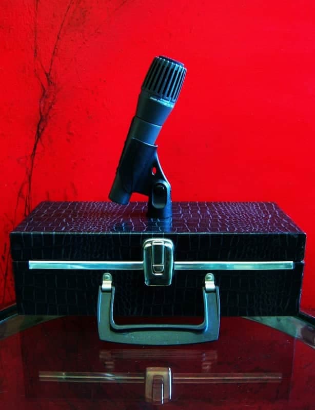 Vintage RARE 1980's Shure PE45L / 548SD dynamic cardioid microphone Low Z w accessories 548 545 545SD