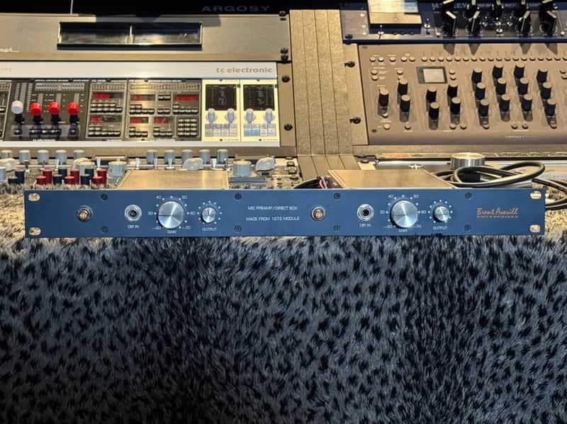Brent Averill 1272 Dual Channel Mic Preamp 2006 - Gray with Silver Knobs