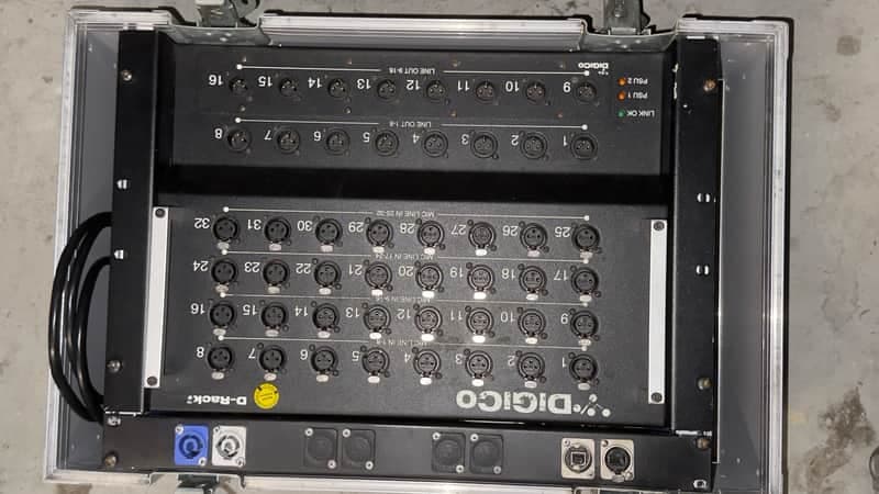 DiGiCo D-Rack 32 x 16 Cat6 Analog I/O Stage Box