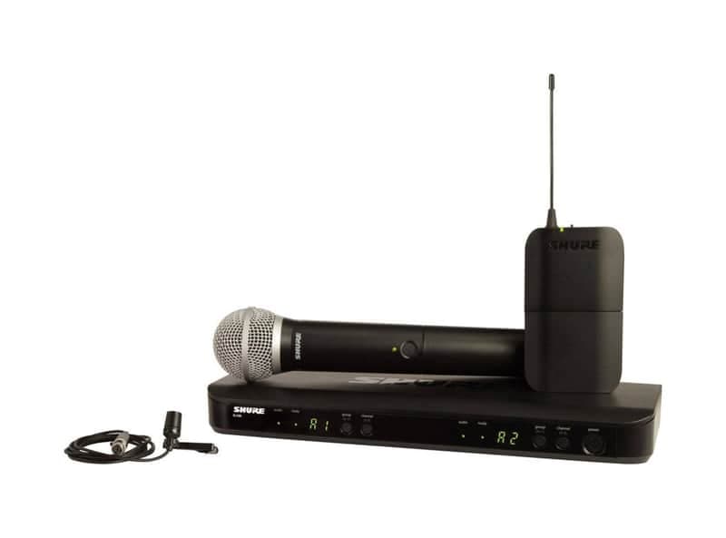 Shure BLX1288/CVL Dual Channel Combo Wireless System (H9 Band)