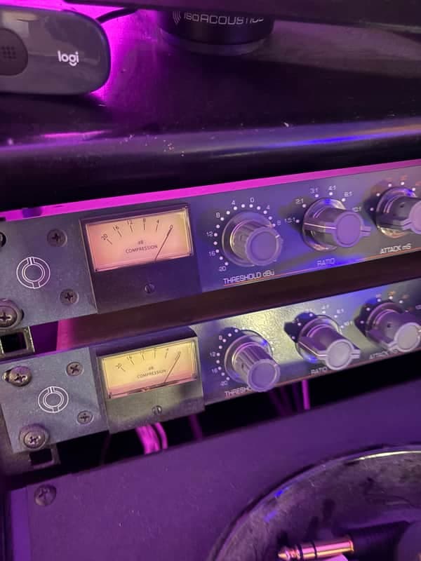 BAE 10DC Compressor / Limiter Pair with PSU