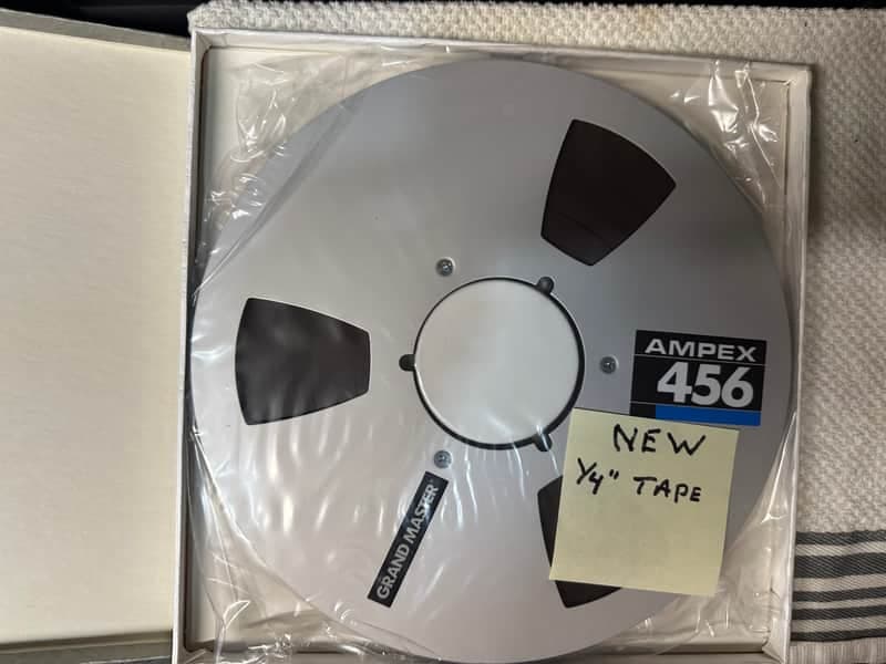 Ampex 456 -1/4” tape (7” Reel)