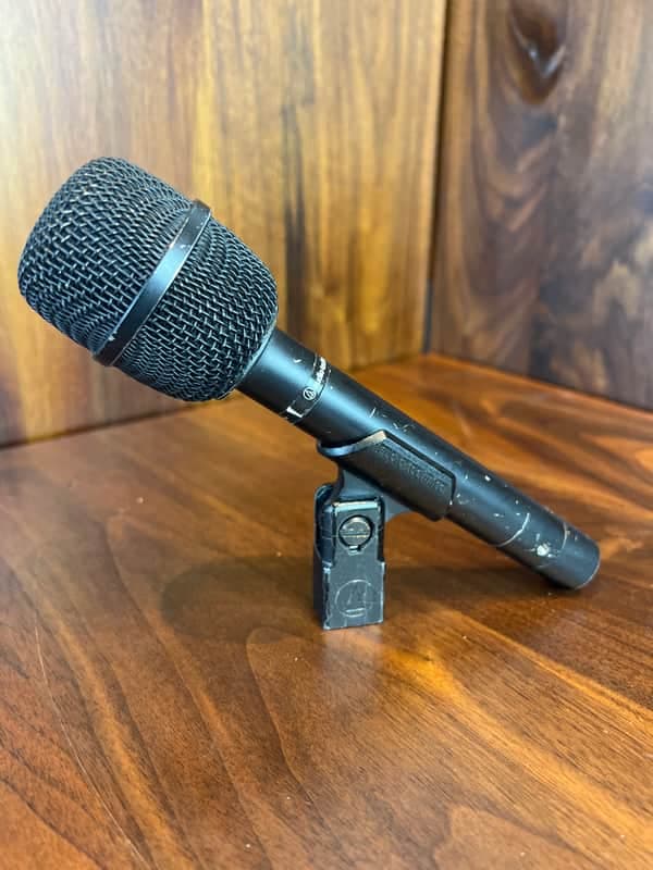 Audio-Technica C-87 Wide Range Condenser Microphone with original mic clip Free Shipping