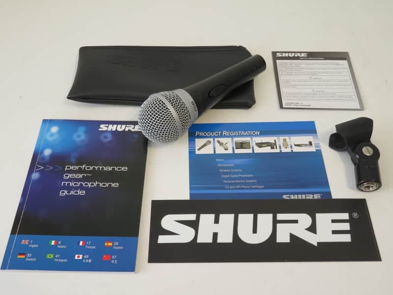 Shure PG48 Switched Handheld Microphone – Mint