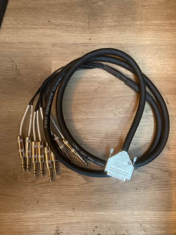 Lynx Custom Cables D-sub (TASCAM) to 8 balanced jack 2/3
