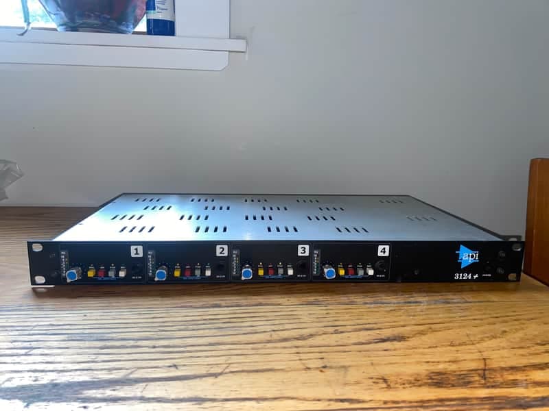 API 3124+ 4-Channel Mic Preamp 2000 - 2016 - Black