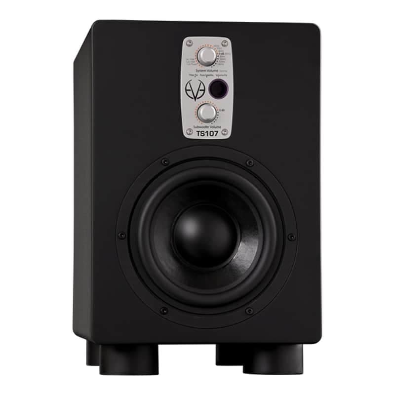 EVE Audio TS107 6.5-Inch Active Subwoofer with Passive Radiator, 36 to 300 Hz Frequency Range and 102 dB Maximum Sound Pressure Level