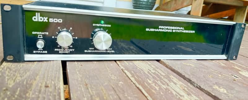 dbx 500 Professional Subharmonic Synthesizer 1970s - Black