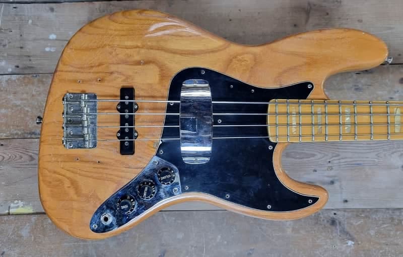 Fender Jazz Bass 3-Bolt with Maple Fretboard 1974 - 1983 - Natural