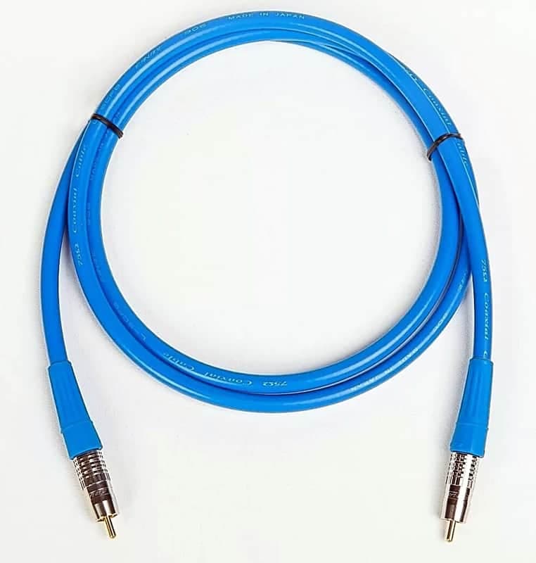 Canare L-5CFB 75ohm RCA to RCA digital Coax Cable (made in Japan 75Ω) -20ft