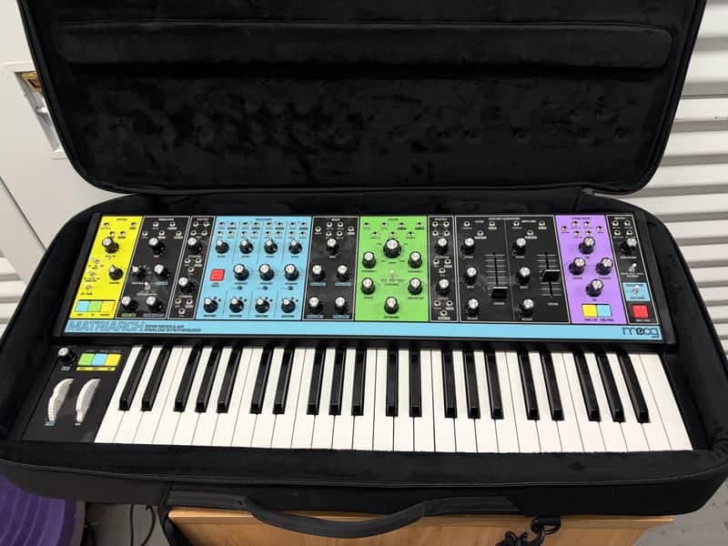 Moog Matriarch 49-Key Semi-Modular Analog Synthesizer 2019 - Present - Black / Multi-Colored Panel