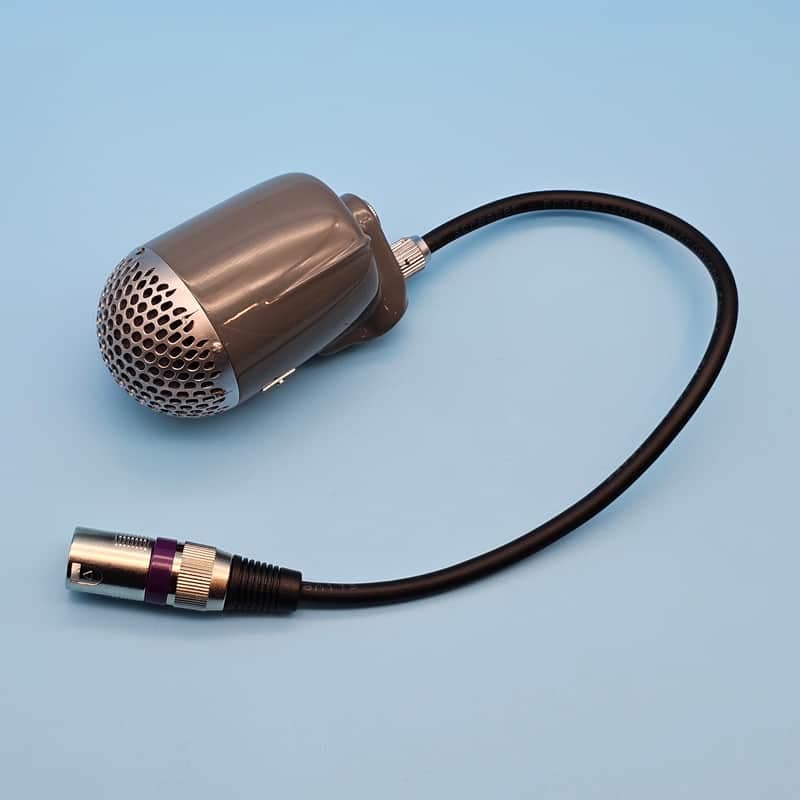 ☆Vintage 1960s Sanken Type G-3 Dynamic Microphone w/ XLR cable - Made in Japan