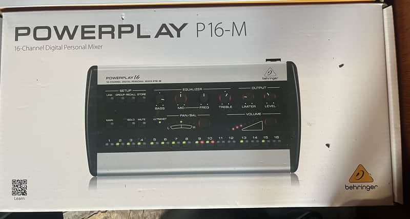 Behringer Powerplay P16-M 16-Channel Digital Personal Mixer