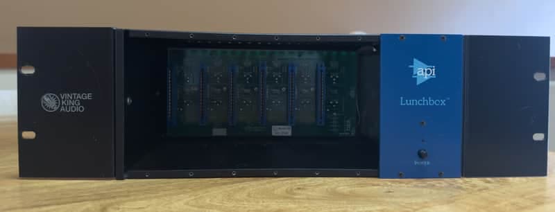 API 500-6B HC Lunchbox 6-Slot Powered 500 Series Frame 2011 - Present - Black