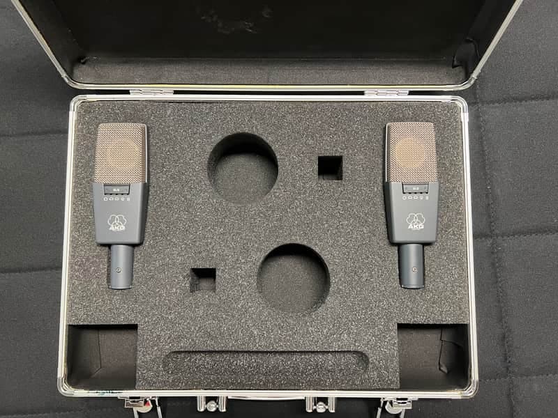 AKG C414 XLII/ST Stereo Matched Pair 2010s - Black