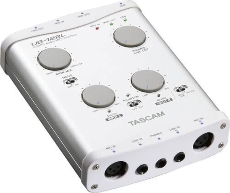 TASCAM US-122MKII - USB 2.0 Computer Audio Interface