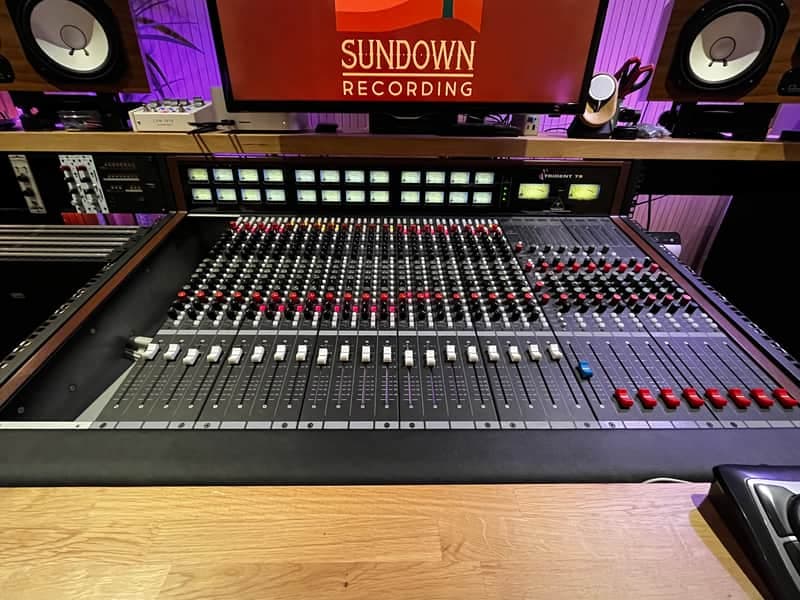 Trident Series 78 24-Ch Analogue Console with VU Meter Bridge
