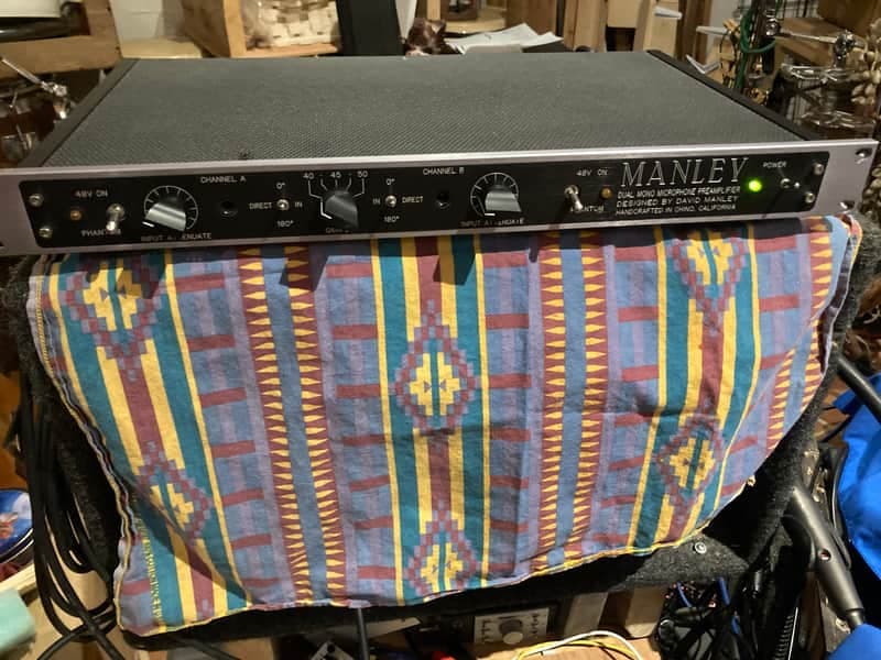 Manley Labs Dual Mono Microphone Preamplifier FRESH FROM MANLEY SERVICE + XTRA TUBES