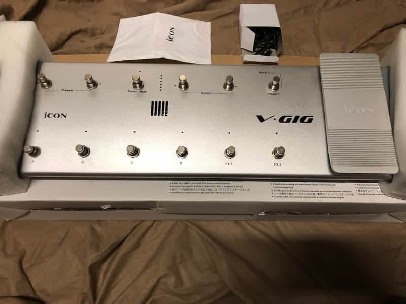 Icon V-GIG 2017 Silver- Pédalier Guitare Préampli lampe
