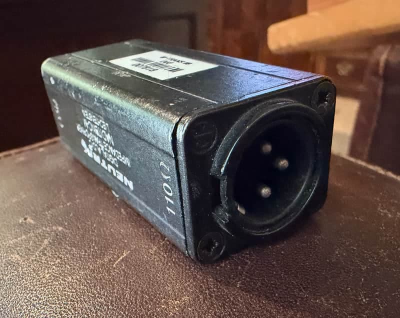 Neutrik NADITBNC-M AES/EBU 3 Pin XLR Male Impedance Transformer