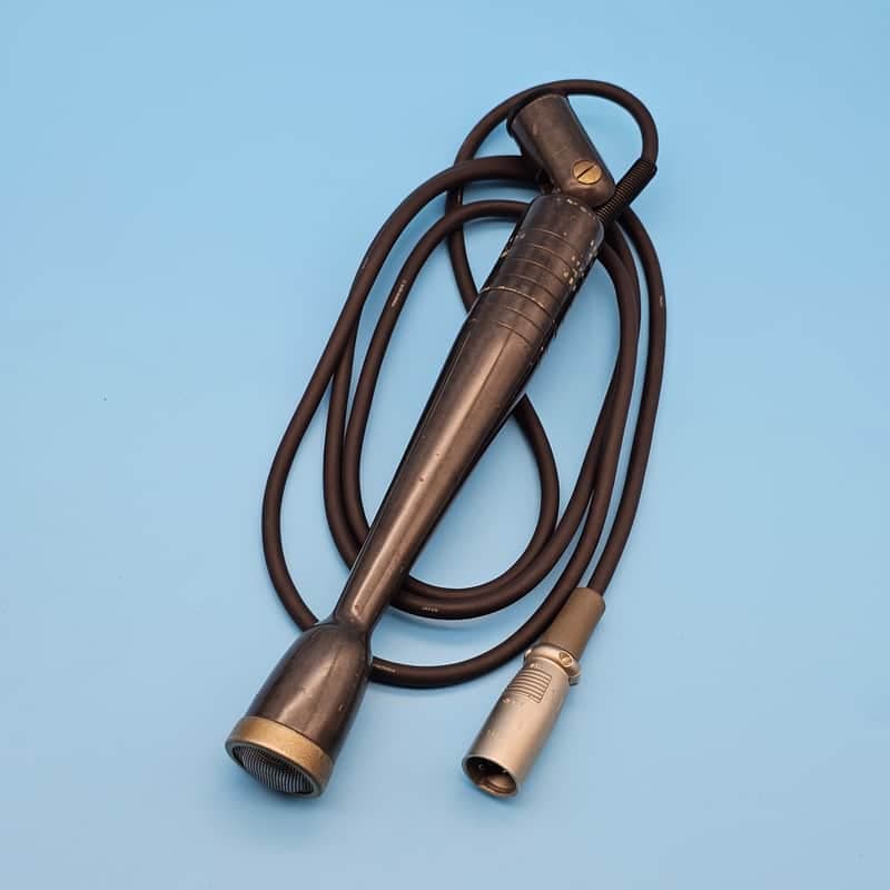 ☆Vintage 1960s Sony FP-1 Dynamic Microphone w/ Original Case - Sony Corp Interview Mic Prop Museum Piece Made in Japan