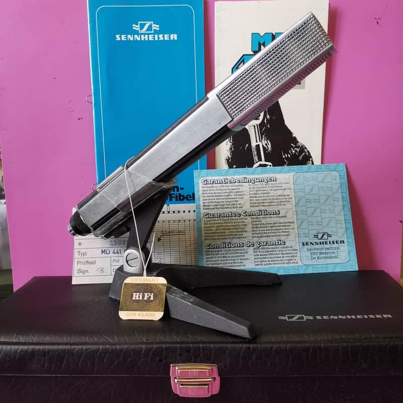 Sennheiser MD 441N Supercardioid Dynamic Microphone 1971