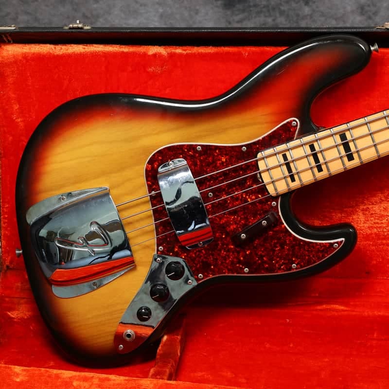 1973 Fender Jazz Bass - Sunburst - OHSC
