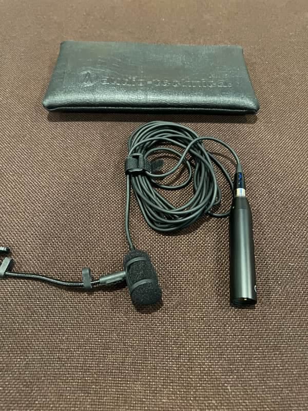 Audio-Technica ATM350 Low-Profile Clip-On Cardioid Condenser Instrument Microphone 2010s - Black