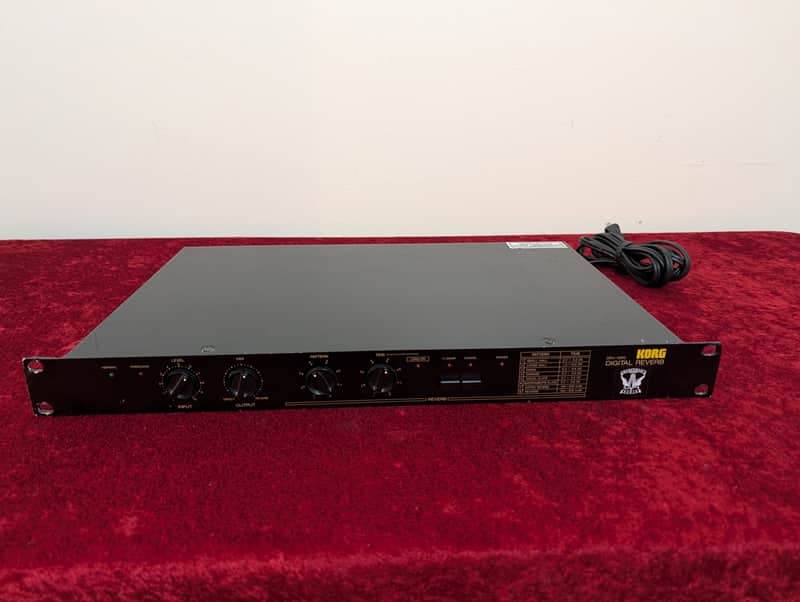 Korg DRV-1000 Digital Reverb 1U Rackmount Unit - Vintage Digital Effects (Mercenary Audio Provenance)