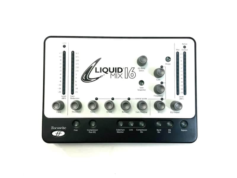 c.2006 Focusrite Liquid Mix 16 Firewire 400 Dynamic Convolution Processor Compressors Limiters Equalizers