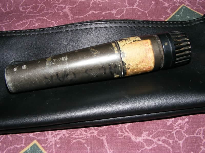 Shure sm57 from Al's Bar Los Angeles 70's - Old