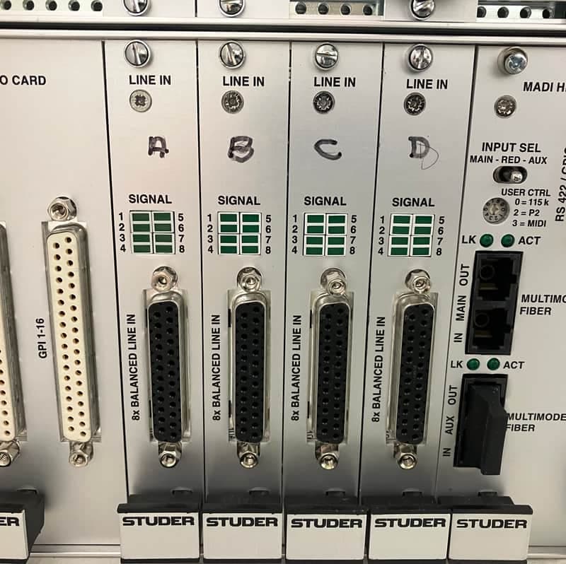 Studer live score D21m Line input module card 1.949.421