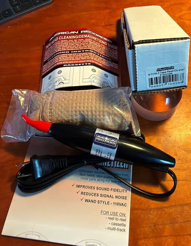 American Recorder - Professional Demagnetizer & S-721H Cleaning Fluid