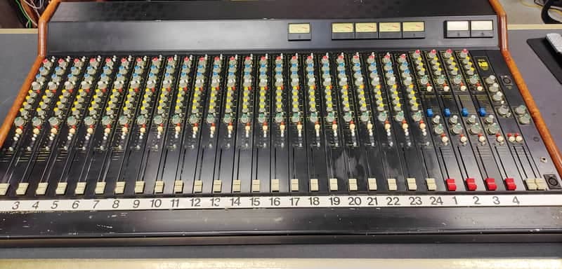 Hill Audio B Series 3 24:4:2 Vintage Analog Mixer 1970's - Black