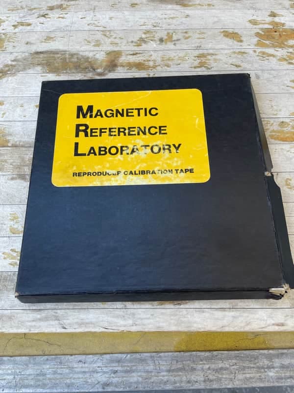 Magnetic Reference Laboratory 1/4" 7.5 IPS MRL Multi-Frequency Calibration Tape