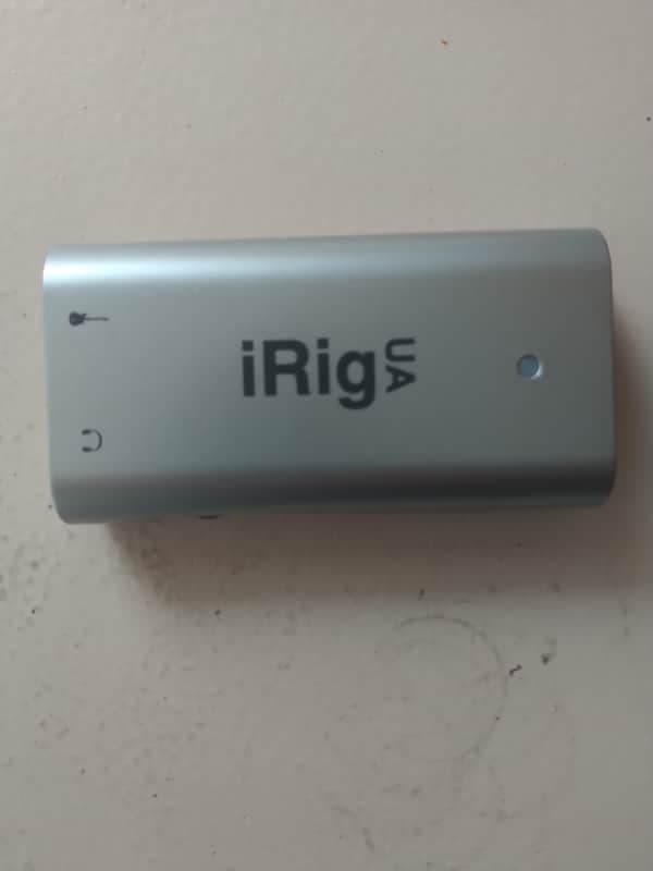 IK Multimedia iRig HD-UA Mobile Universal Guitar Interface for Android And USB Cable
