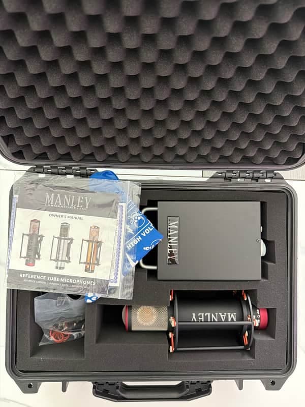 Manley Labs Reference Cardioid Large Diaphragm Tube Condenser Microphone 2010s - Black