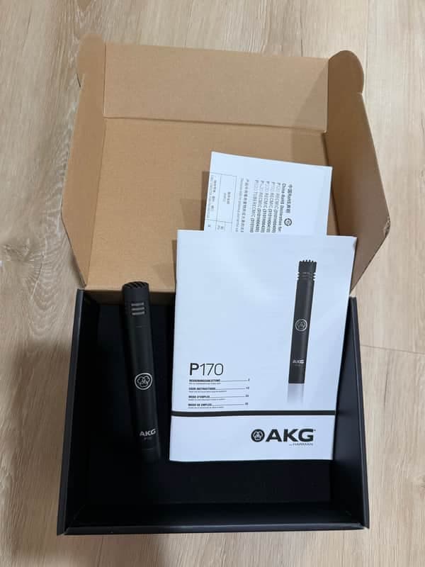 AKG P170 Small Diaphragm Cardioid Condenser Microphone 2010s - Black